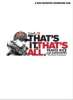 That's It That's All - Travis Rice DVD + Blu Ray 